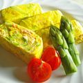 オレンジデイ's cooksnap of when they made お弁当に✿鮭とアスパラの淡色卵焼き.