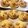 クックO1KR5H☆'s cooksnap of when they made ＊さくさくBearシュークリーム＊.