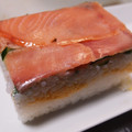cococo710's cooksnap of when they made スモークサーモンの押し寿司.
