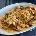 五番街のまりー's cooksnap of when they made ピリ辛にマヨコクで旨っ！ 韓国風焼きそば.