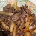 RIA730's cooksnap of when they made 味付け冷凍：牛切り落としの焼肉.