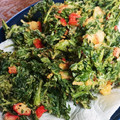 bonni0211's cooksnap of when they made さくさくかりかりの春菊の天ぷら.