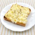 よこ耳ねこ's cooksnap of when they made ねぎマヨトースト.