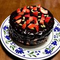 りなゆ母さん's cooksnap of when they made ココアで簡単＊苺ムースのチョコケーキ.