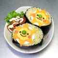 ☆ありか358☆'s cooksnap of when they made キャラ弁にも☆簡単♪太陽くんおにぎらず.