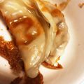 ゆかりりりー's cooksnap of when they made 冷凍餃子にごま油とタバスコがけ.