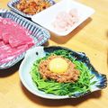 ハチワレねこ's cooksnap of when they made シーチキンと豆苗のユッケ.