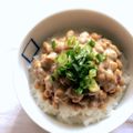 hiroerico's cooksnap of when they made 納豆 アレンジ☆梅干☆マヨネーズ☆.