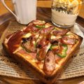 中村ベーカリー's cooksnap of when they made ピザ風☆ハム＆ソーセージ・チーズトースト.