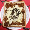 こげ岡's cooksnap of when they made 納豆塩こんぶチーズトースト.