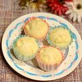 なつき☆ミ's cooksnap of when they made 米粉でベビチー蒸しパン.
