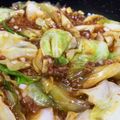 みにみにゆみ's cooksnap of when they made キャベツと挽き肉のピリ辛オイスター炒め♪.