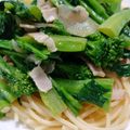ショコラメロン's cooksnap of when they made 菜花とベーコンのスパゲッティ.