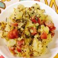 ちいちい♡'s cooksnap of when they made 高菜とウィンナーのアレンジポテトサラダ♪.