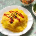 よこ耳ねこ's cooksnap of when they made THEバターライスオムライス.