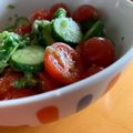 0720まま's cooksnap of when they made ミニトマト×すりおろし胡瓜のサラダ.