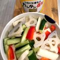 horseland's cooksnap of when they made れんこんと長いものフレッシュピクルス.