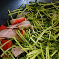 cooklovema's cooksnap of when they made 簡単豆苗とハムのおひたし.