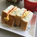 yuminan47k's cooksnap of when they made おひとりさまのミドルエイジ向き玉子サンド.