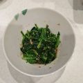 クック4X7MJ4☆'s cooksnap of when they made ほうれん草の胡麻和え 茅乃舎.