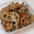 まんまるポッケ's cooksnap of when they made 蓮根と鶏むねミンチの金平.