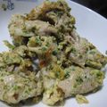 ちばたま's cooksnap of when they made 切り落とし肉で★青海苔ピカタ.