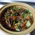 vegipark's cooksnap of when they made 土鍋で簡単！黄金比すき焼き.
