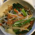 ようさんママ's cooksnap of when they made 給食☆小松菜としらすのナムル.