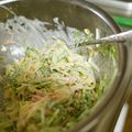 かすてら１２'s cooksnap of when they made たまごとカニカマで☆水菜サラダ.