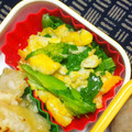 nosso's cooksnap of when they made 菜の花とふわふわたまごのサラダ.