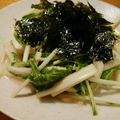 レモネード滝's cooksnap of when they made 簡単♡水菜と長芋のシャキシャキサラダ.