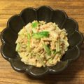 ♡yummy♡'s cooksnap of when they made うるいとツナの胡麻味噌マヨ和え.