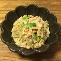♡yummy♡'s cooksnap of when they made うるいとツナの胡麻味噌マヨ和え.