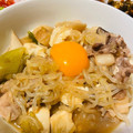 ◇ひさ's cooksnap of when they made 節約ダイエット＊豆腐と白滝のすき焼き風丼.