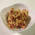 papikun's cooksnap of when they made ＊おかずになる♪カレー味のおからサラダ＊.