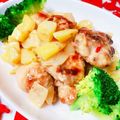 ☆３匹の子ぶた☆'s cooksnap of when they made 【鶏しめじじゃがいものスイチリマヨ和え】.