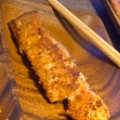 ちびフント's cooksnap of when they made 揚げずに作る！☆秋鮭のフライ.