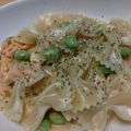 ごんごん太's cooksnap of when they made スモークサーモンのクリームパスタ.