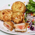 クラッチファン's cooksnap of when they made 長芋と明太子のはさみ揚げ.