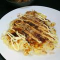ヒロぴ～'s cooksnap of when they made 餅入お好み焼き.