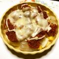 クックI8UIFP☆'s cooksnap of when they made コンビーフ缶でチーズ入りジャーマンポテト.