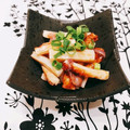 Satoco❋'s cooksnap of when they made おひとりさまのちくわで簡単おつまみ㉕.