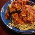 りーmama's cooksnap of when they made パスタソース★トマトなすべーこん.
