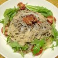 satokohime's cooksnap of when they made 梅でさっぱり　ゴマだれで大根入りお蕎麦　.
