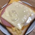 ほもい's cooksnap of when they made 簡単朝食！生ハムエッグトースト.