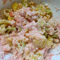 momoazeru's cooksnap of when they made デリ風♪カリフラワーのタラモ豆腐サラダ＊.