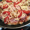ありんこのんの's cooksnap of when they made とっても簡単！お餅ピザ.