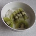 きらり流れ星's cooksnap of when they made キウイフルーツヨーグルト☆宇都宮市保セ.