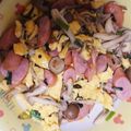 ままミッツ's cooksnap of when they made もう一品！簡単 たまごとウインナー炒め.
