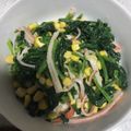 ころりn's cooksnap of when they made おいしい！ほうれん草とコーンのサラダ.